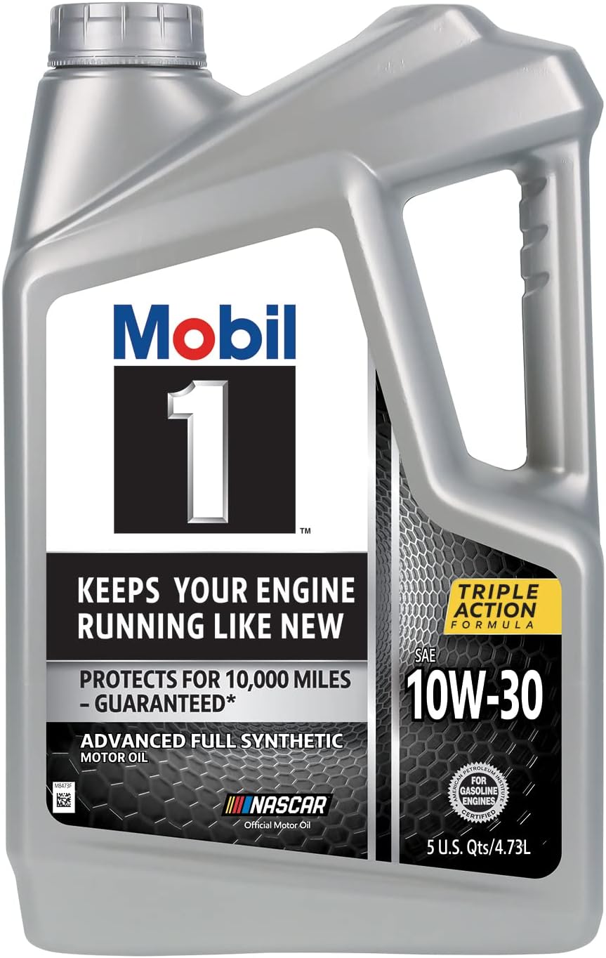 Mobil 1 SAE 10W30 Synthetic Oil 122326 5 Quarts