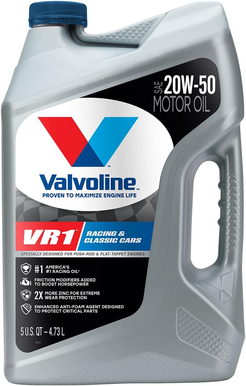 Valvoline VR1 Racing Oil SAE 20W-50 881172 5 Quarts