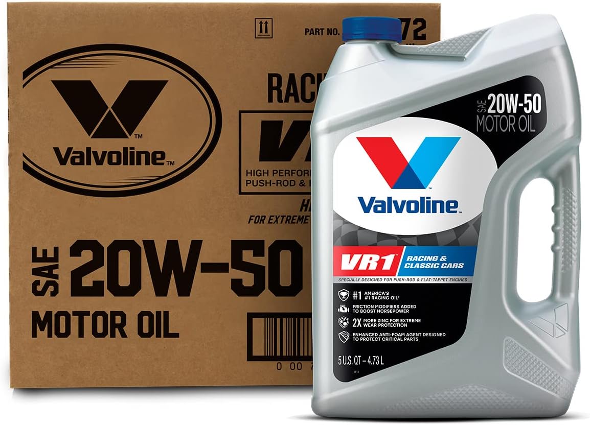 Valvoline VR1 Racing Oil SAE 20W-50 881172 5 Quarts