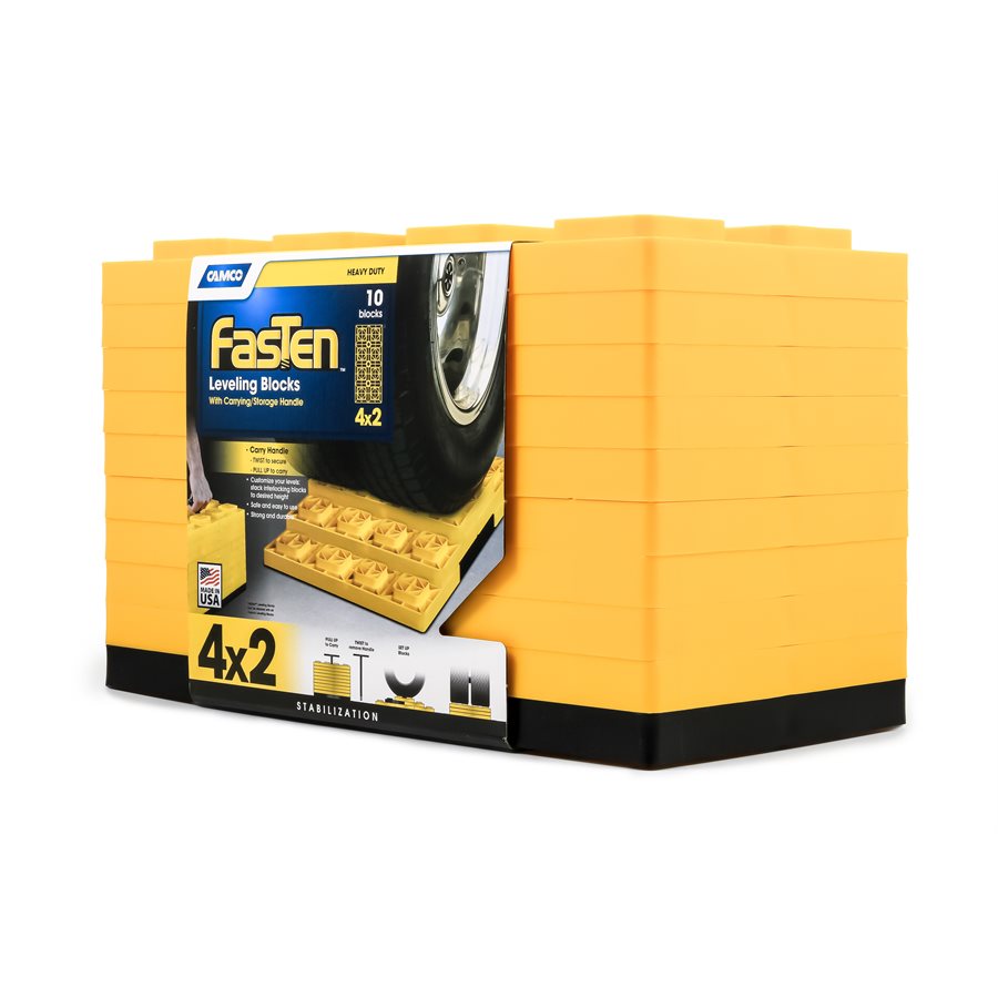 Camco 44515 LEVBLOCKS THDL 4X2 10PK Y