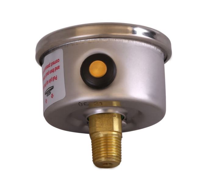 FUEL PRESS GAUGE 0-100PSI