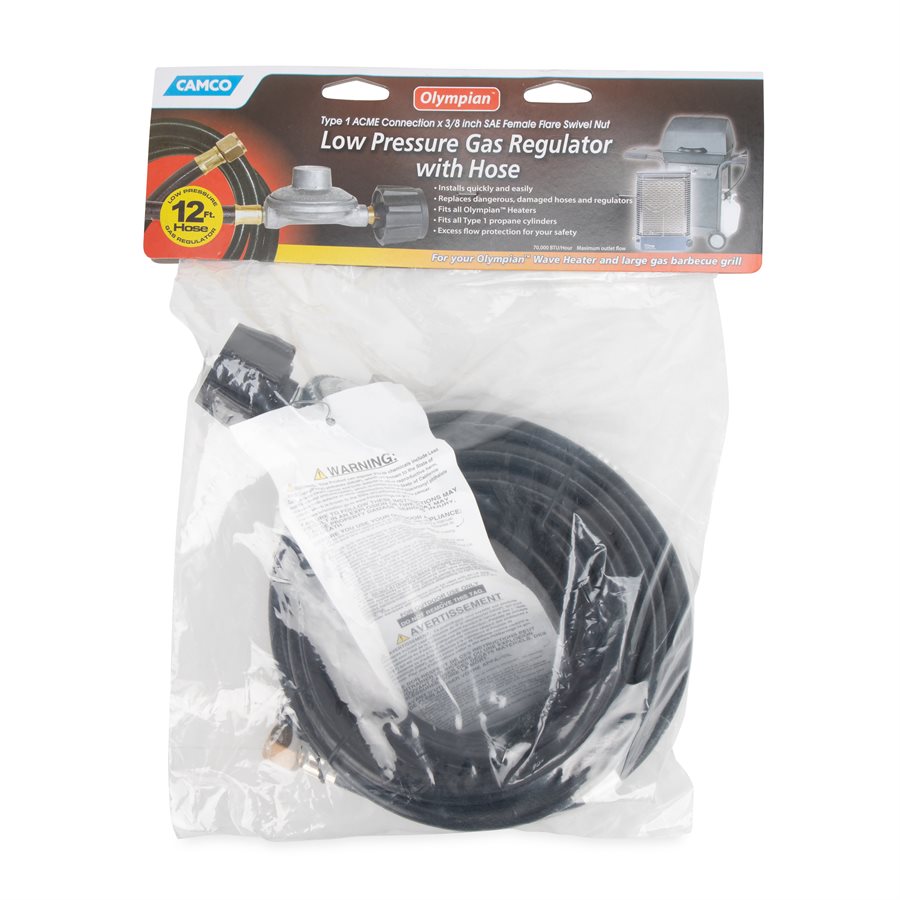 Camco 57721 LP HOSE 12' W REGULATOR