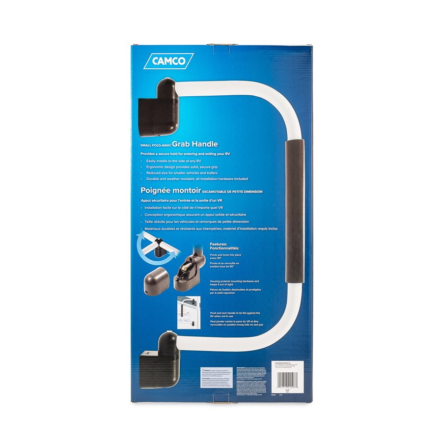 CAMCO GRAB HANDLE FOLD-AWAY SHORT BLAC
