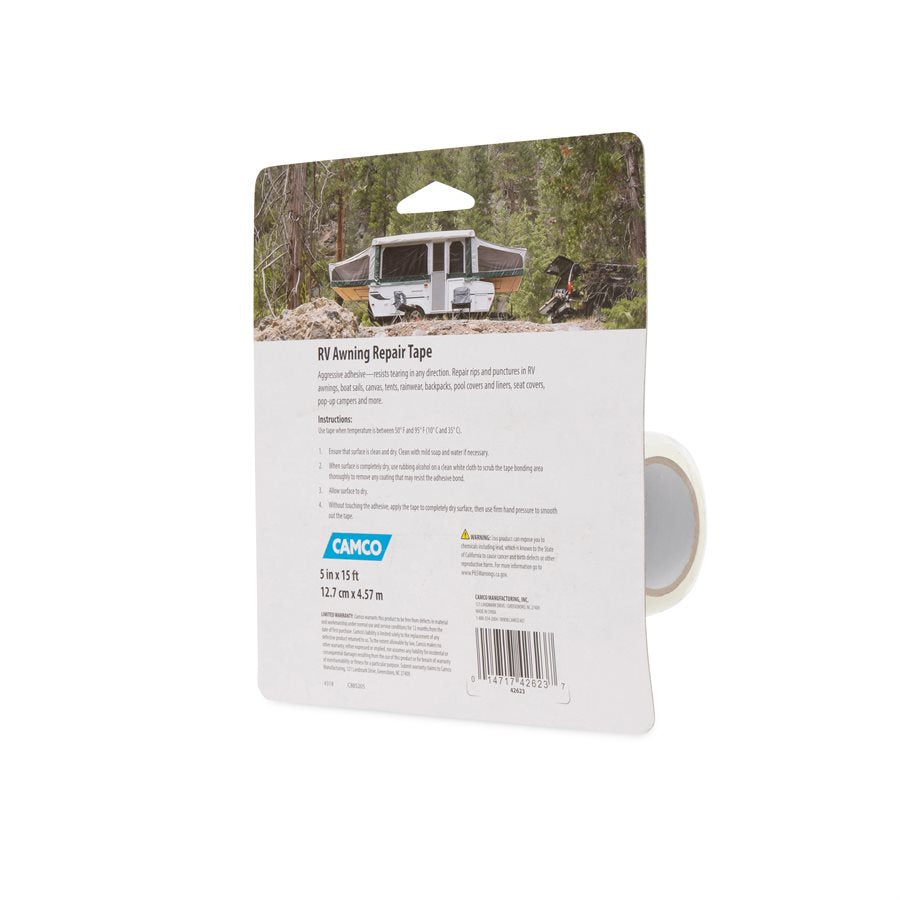 Camco 42623 AWNING REPAIR TAPE 5'X15'