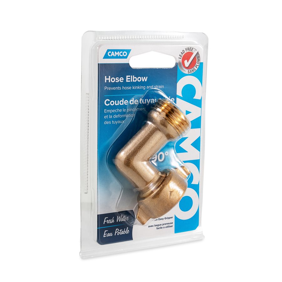 Camco 22504 Hose Elbow 90 Degree