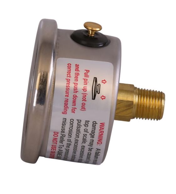FUEL PRESS GAUGE 0-100PSI