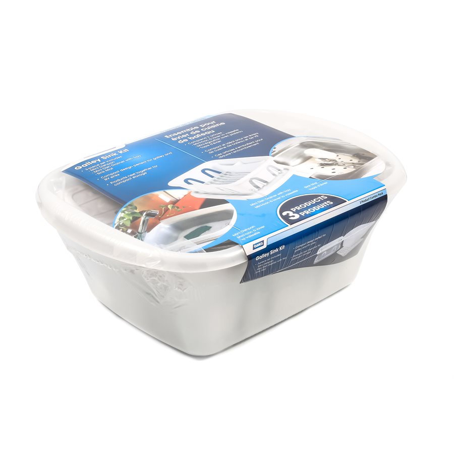 Camco 43517 SINK KIT WHITE