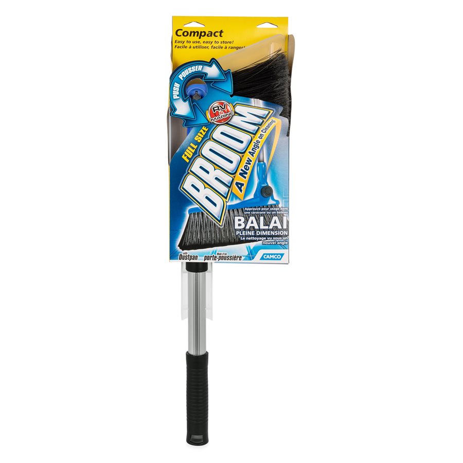 RV BROOM & DUSTPAN