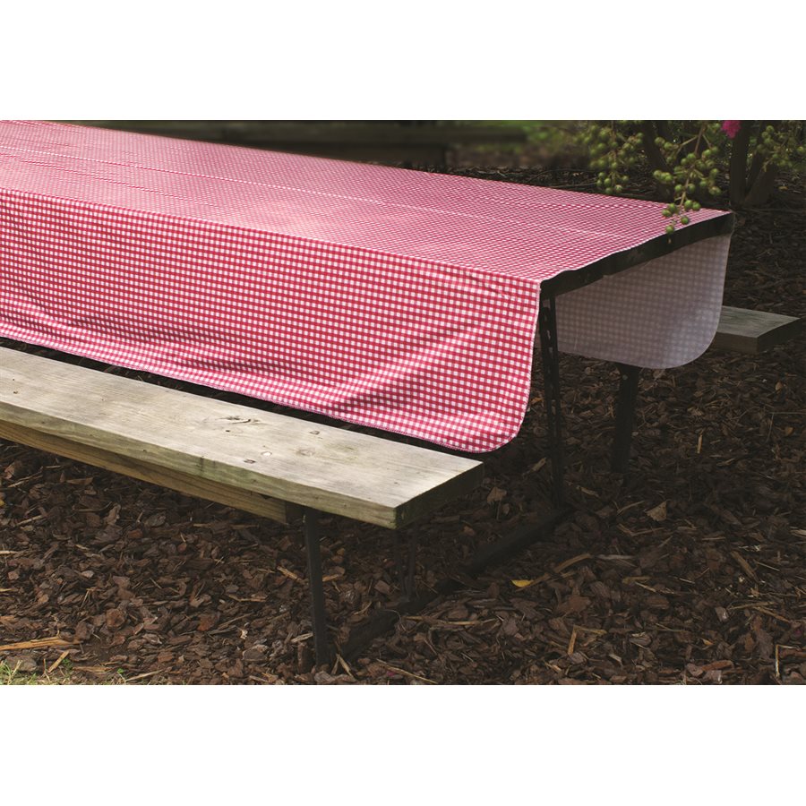 TABLECLOTH RED/WHT 52X84
