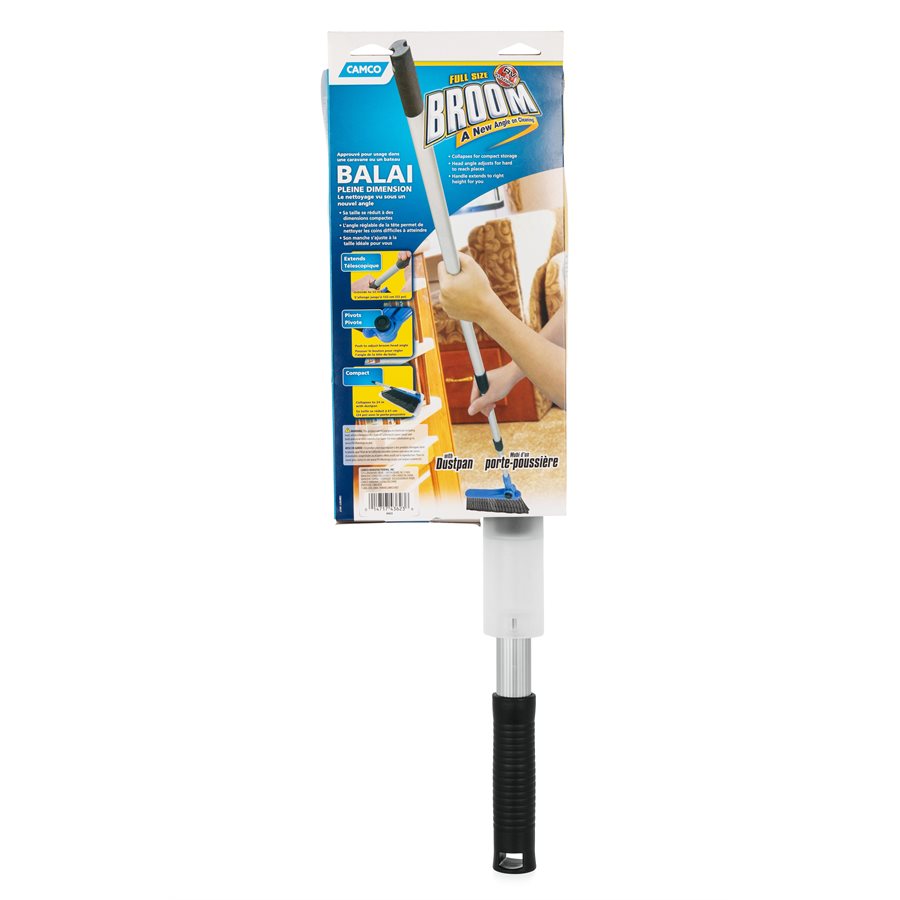 RV BROOM & DUSTPAN