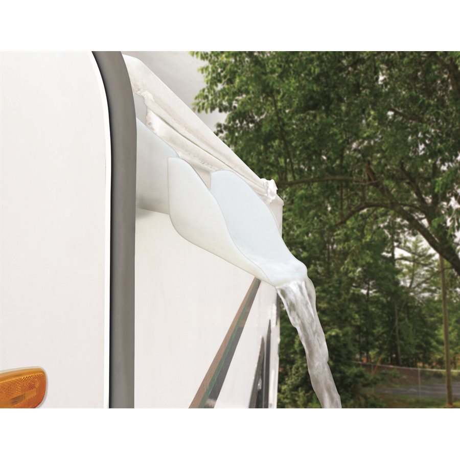 GUTTER SPOUT EXT WHT 4/CD