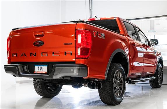 AWE Tuning 0Fg Exhaust With Bashguard D Rangr For Ford Ranger