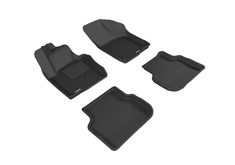 3D KAGU FLOOR MAT 2 ROW SET BLACK