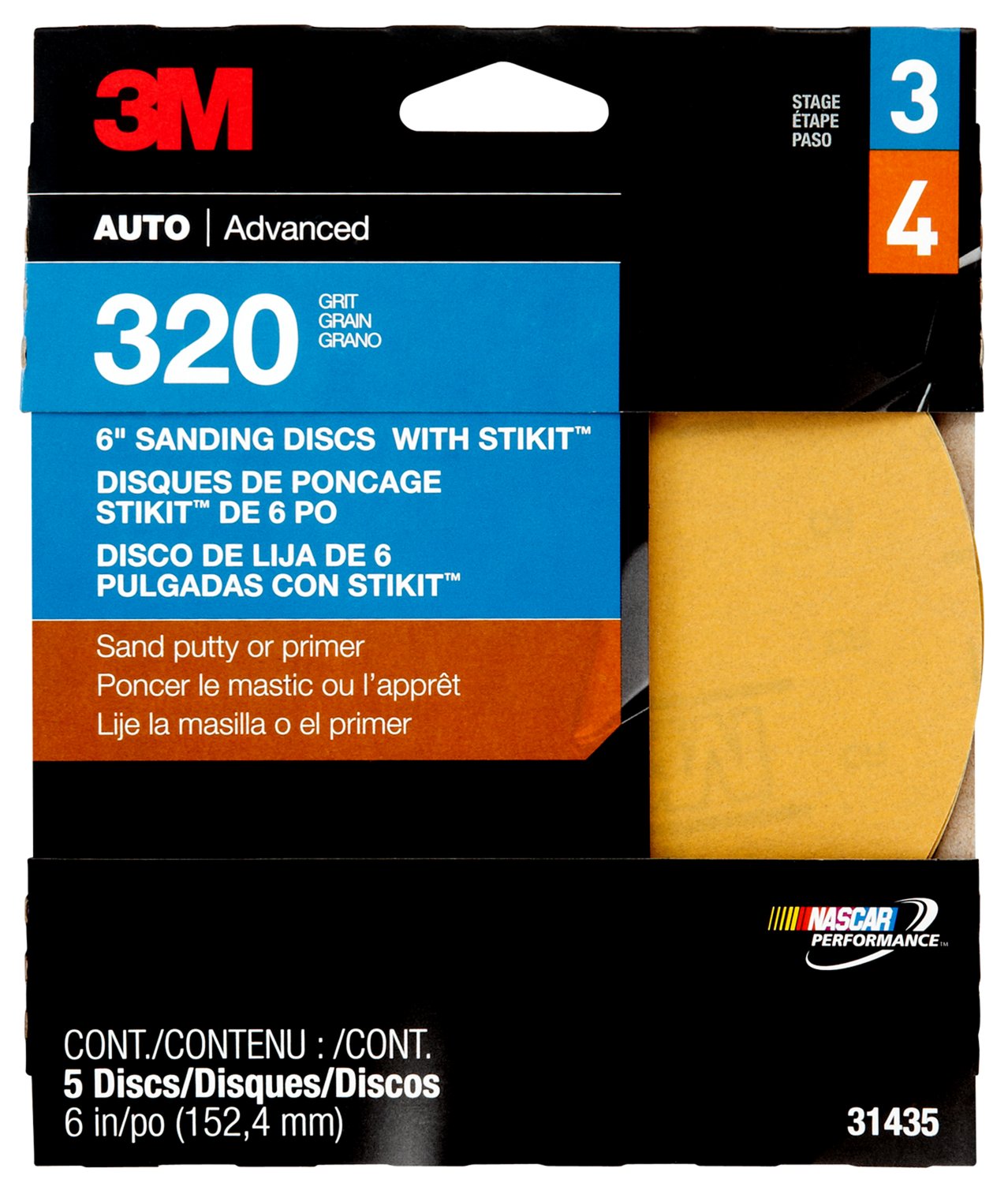 STIKIT GOLD DISC 6' 320A