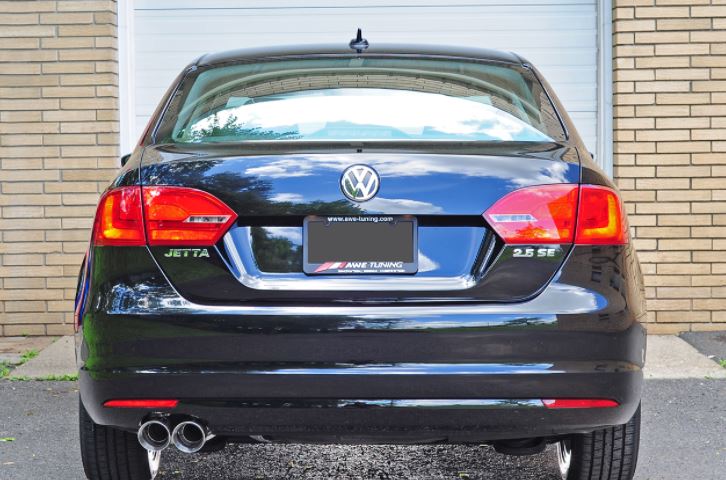 AWE Tuning Track Edition Exhaust - Polishe For Volkswagen Jetta