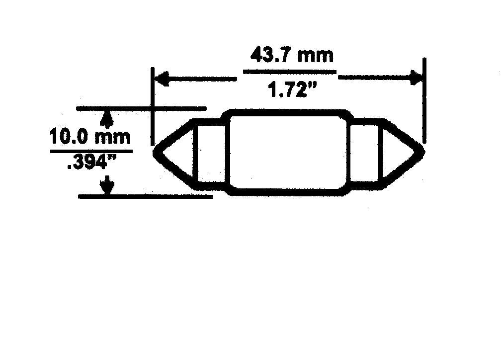 BULB 3175 AUTO INTERIOR 2 PACK