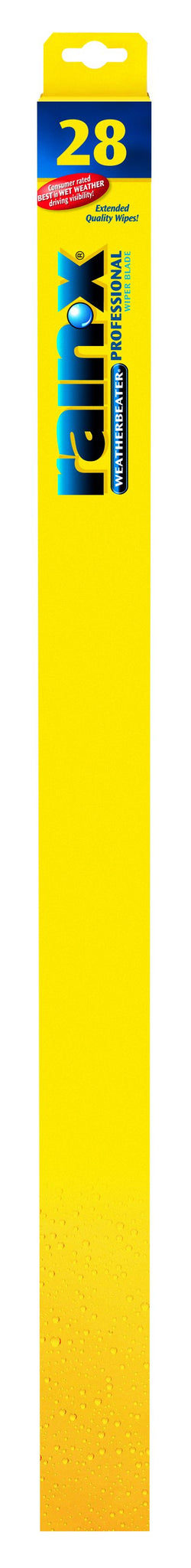 Rain X  Pro Wpr Blde 28 For Chevrolet Cruze, Chrysler Grand Voyager, Chrysler Town & Country, Chrysler Voyager, Dodge Caravan, Dodge Grand Caravan, Ford C-Max, Ford Edge, Ford Escape, Honda Fit, Hyundai Elantra, Toyota Sienna