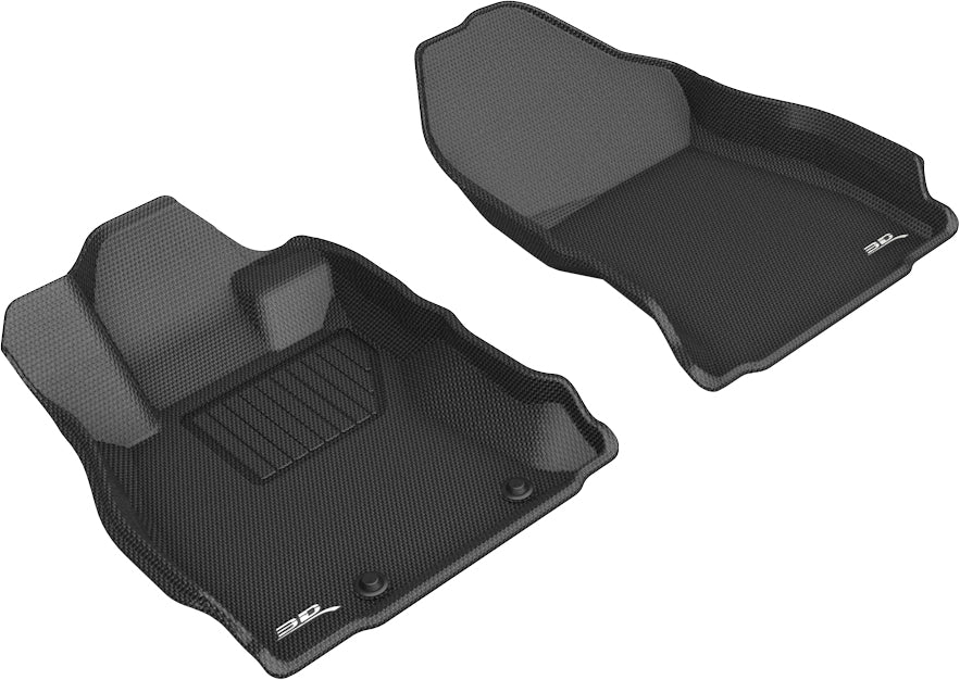 3D KAGU FLOOR MAT 1ST ROW BLACK