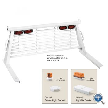 B&W Hitches Cab Protector For Chevrolet Silverado 1500, Chevrolet Silverado 1500- New Model, Gmc Sierra 1500, Gmc Sierra 1500- New Model