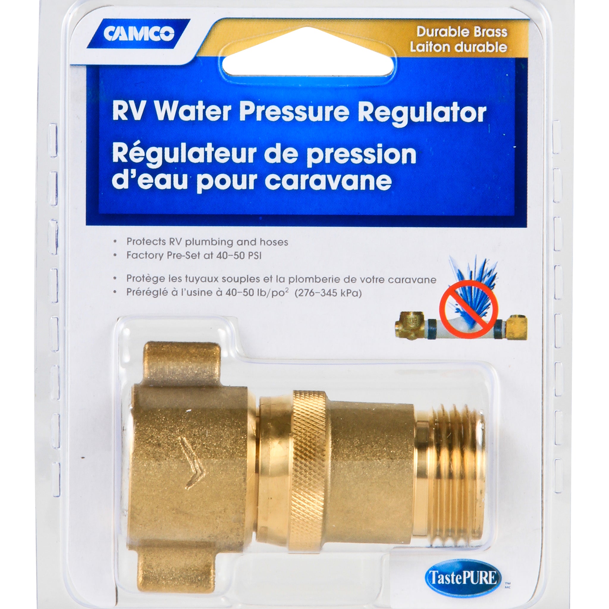 H2O PRESS REGULATOR BRASS