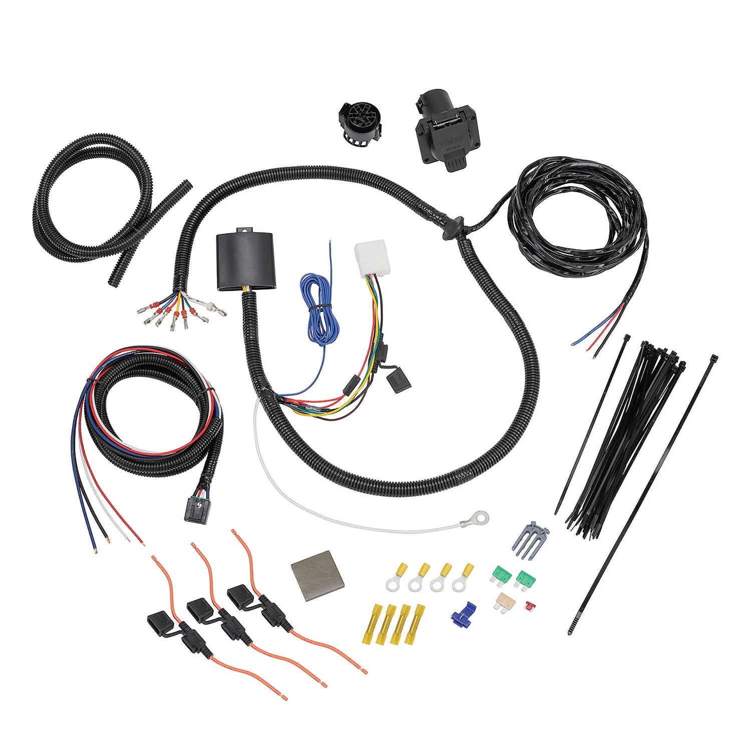 TOW HARNESS 7 WAY COMPLETE KIT