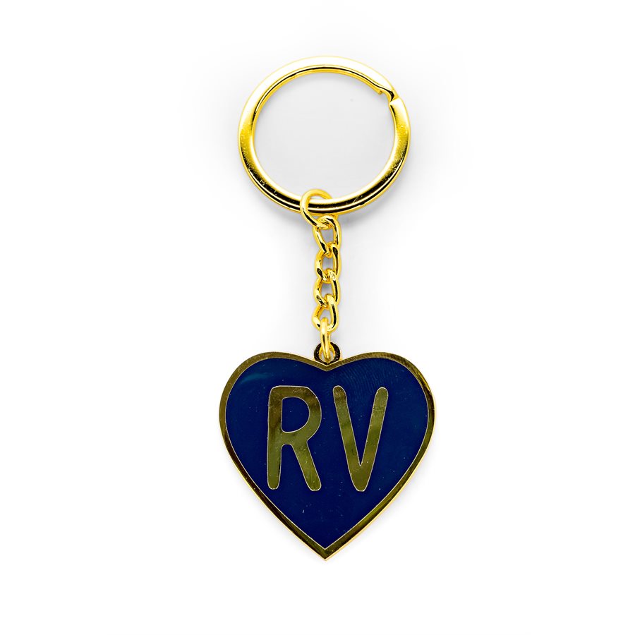 Libatc Keychain Navy Rv Heart