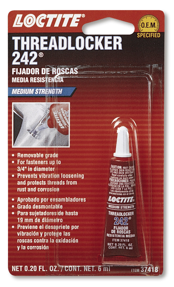 THREADLOCKER 242 - MEDIUM STRENGTH