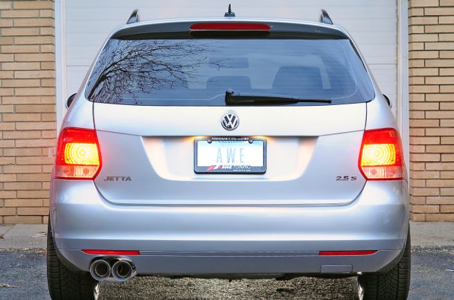 AWE Tuning Track Edition Exhaust - Polishe For Volkswagen Jetta