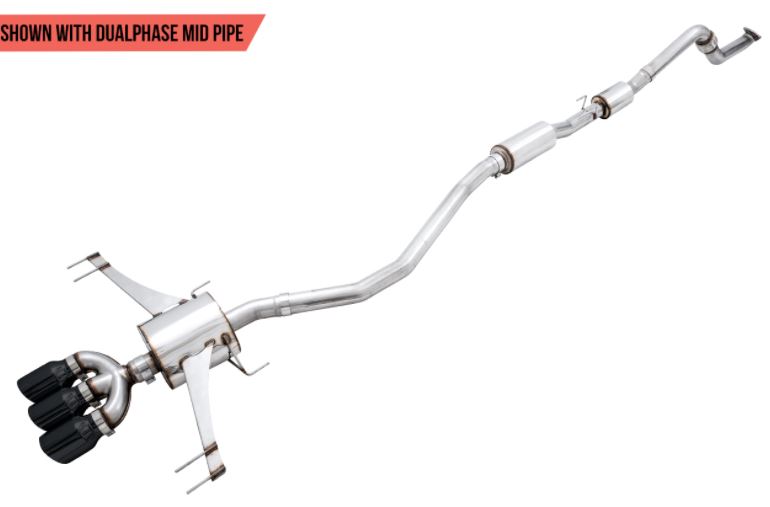 AWE Tuning Touring Edition Exhaust - Dualp For Honda Civic