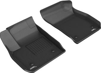 3D KAGU FLOOR MAT 1ST ROW BLACK