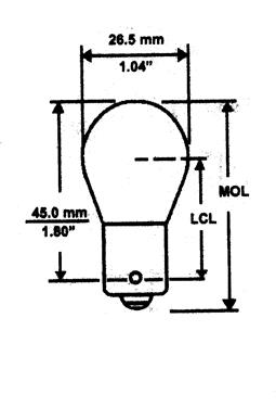 BULB 1141 AUTO/RV BACK UP 10/BOX