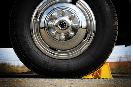 Camco 44432 WHEEL CHOCK BULK YELLOW