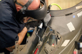 Ingersoll Rand 409 Air Die Grinder, 27,000 RPM, 0.5HP, 1/4" & 6mm Collets, Front Exhaust