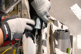 Ingersoll Rand 409 Air Die Grinder, 27,000 RPM, 0.5HP, 1/4" & 6mm Collets, Front Exhaust
