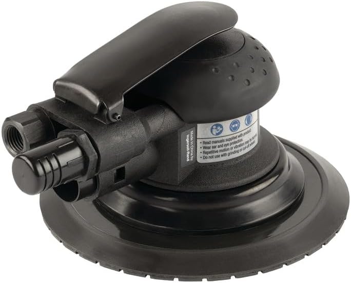 Ingersoll Rand 4151 Random Orbital Air Sander, 3/16" Orbit, 6" Vinyl Pad, 12,000 RPM, 0.2 HP