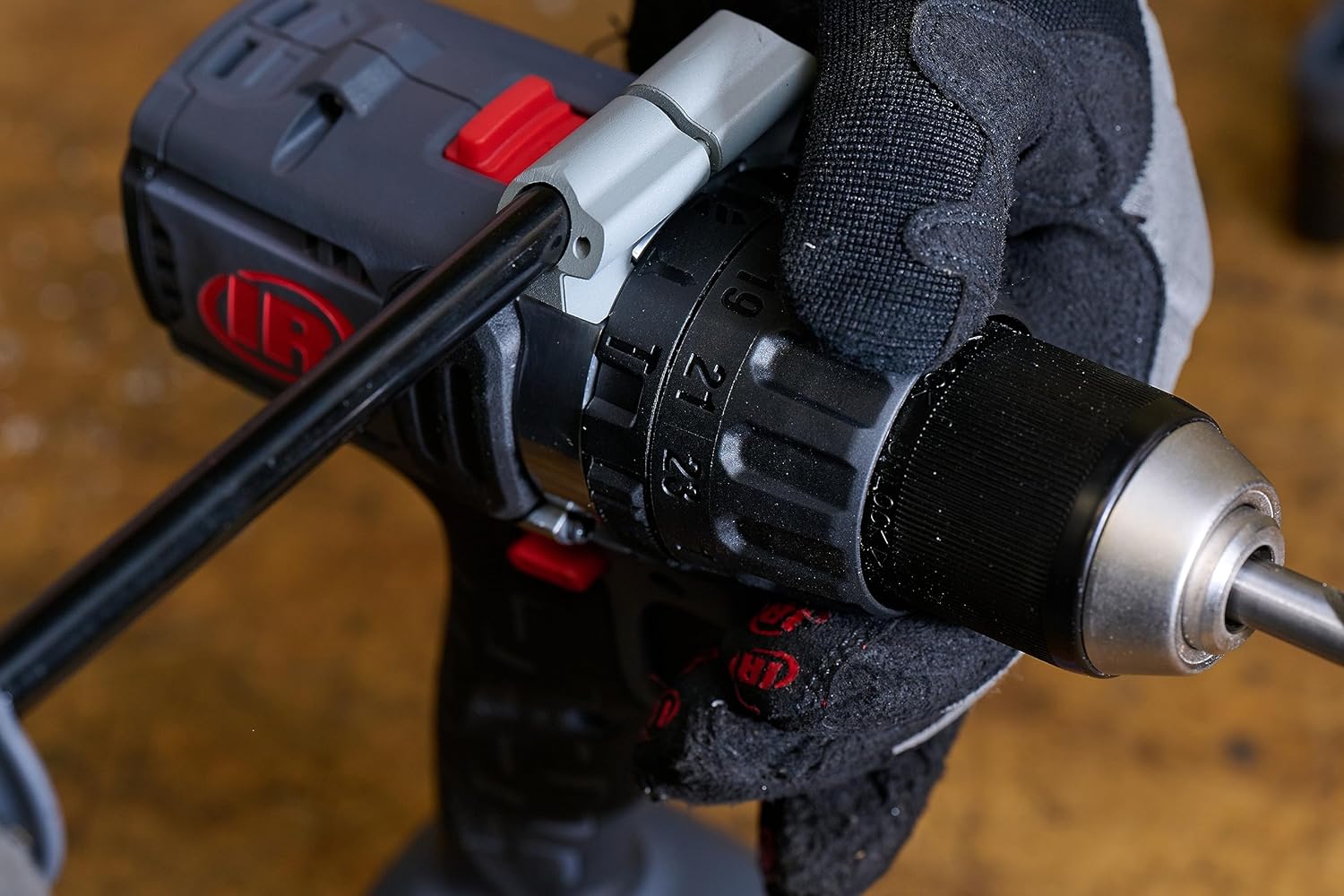 Ingersoll Rand D5241-K22 1/2" 20V Cordless Hammer Drill 2 Battery Kit, 1100 in-lb Torque, Keyless Chuck, Pistol Grip