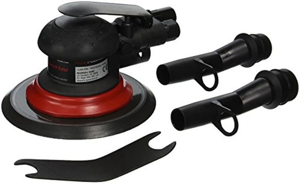 Ingersoll Rand 4152-HL Composite 6-Inch Orbital Palm Pneumatic Sander with Hook and Loop Pad