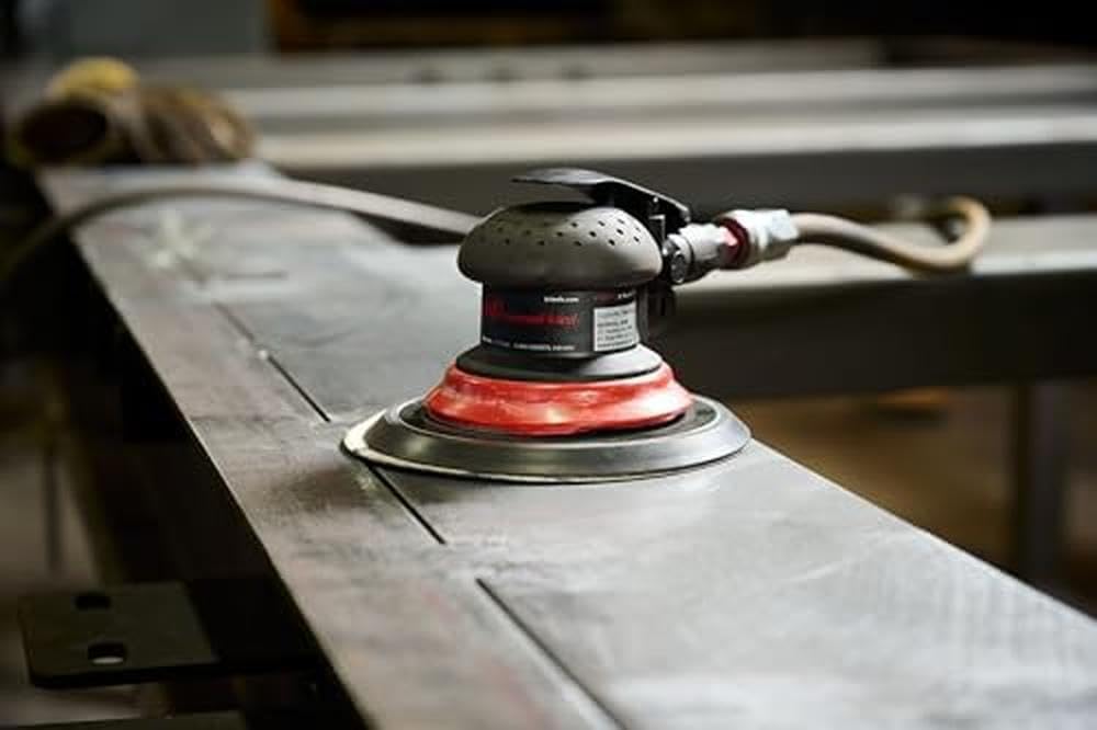 Ingersoll Rand 4152-HL Composite 6-Inch Orbital Palm Pneumatic Sander with Hook and Loop Pad