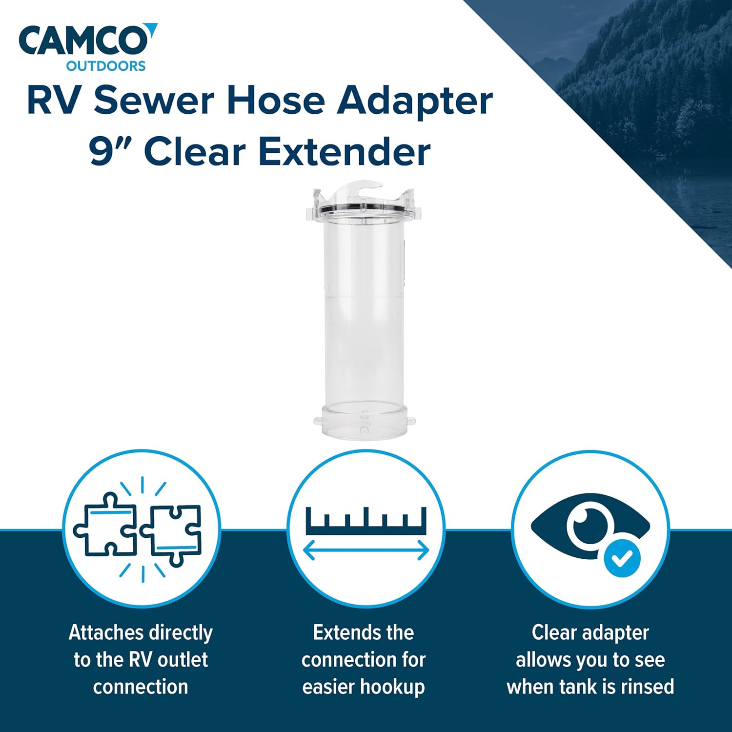 Camco Sewer Hose Connector 39592