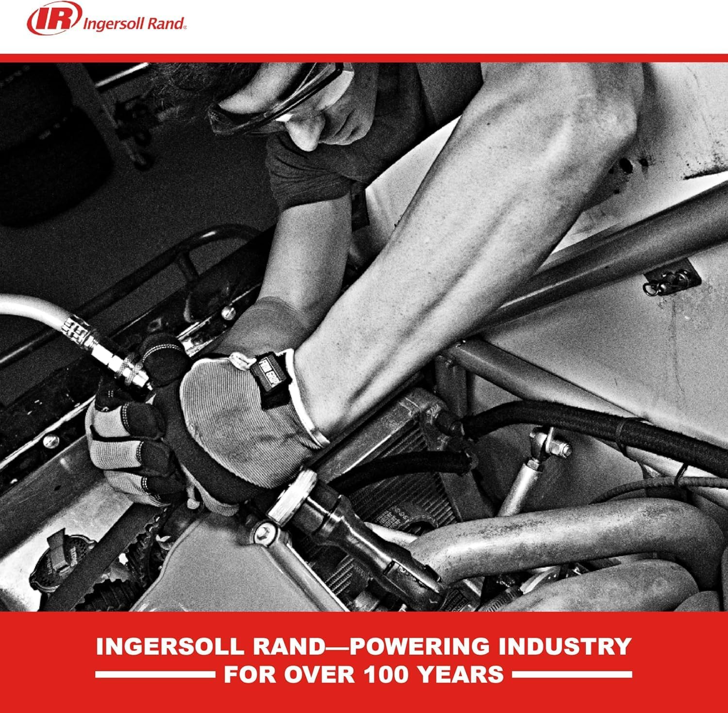 Ingersoll Rand 123MAXK Vibration Reduced Air Hammer 5-Piece Chisel Set, 3,530 BPM, 2-5/8" Stroke, Round Shank
