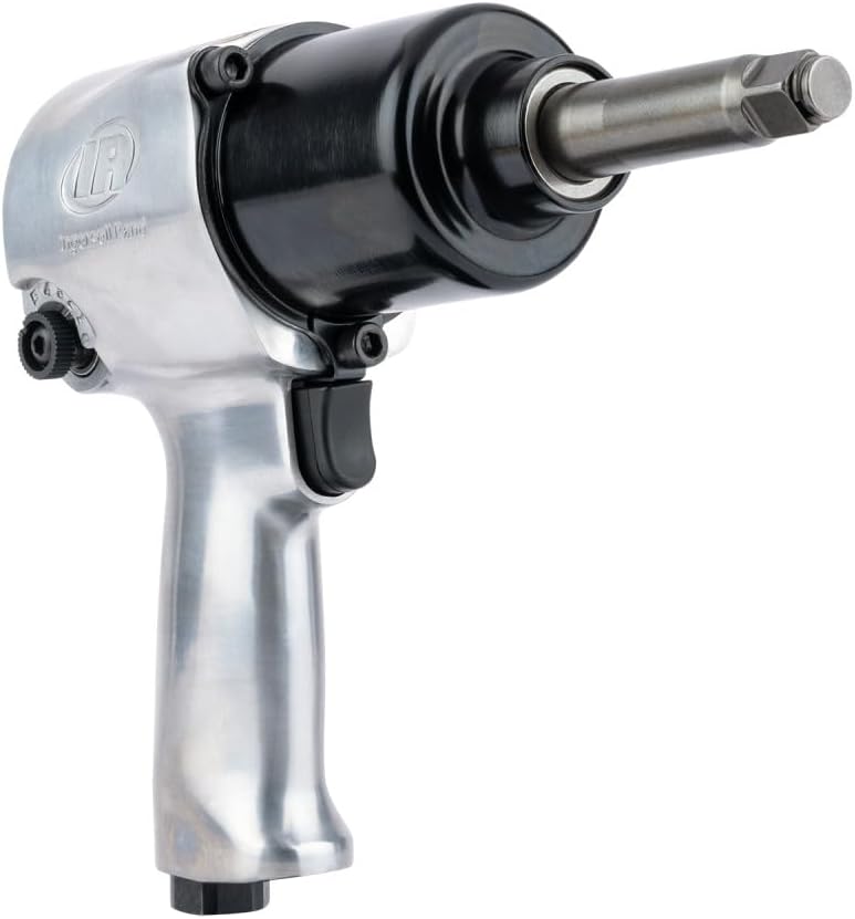 Ingersoll Rand 231HA-2 1/2" Air Impact Wrench, 2" Ext Anvil, Super Duty, 600 ft-lb Torque, Friction Ring Retainer, Pistol