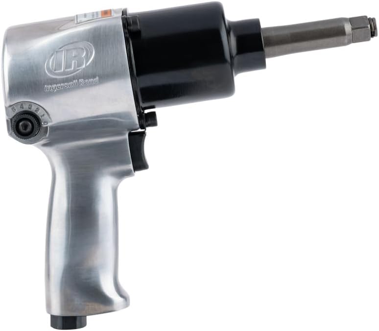 Ingersoll Rand 231HA-2 1/2" Air Impact Wrench, 2" Ext Anvil, Super Duty, 600 ft-lb Torque, Friction Ring Retainer, Pistol