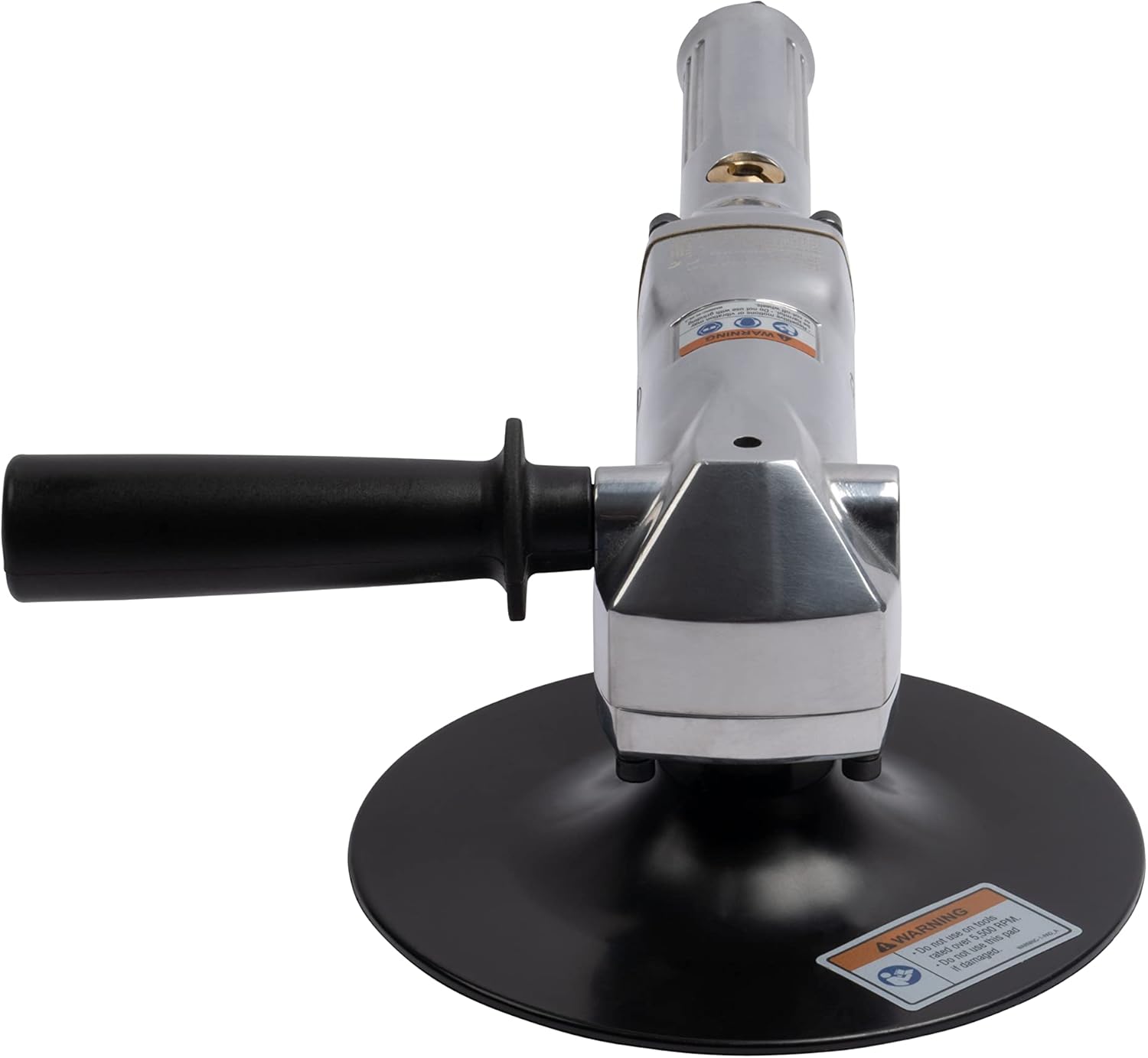 Ingersoll Rand 313-B Air Angle Sander, 7" Composite Pad, 5,000 RPM, 0.5 HP, 5/8"-11 Thread, Side Handle Exhaust