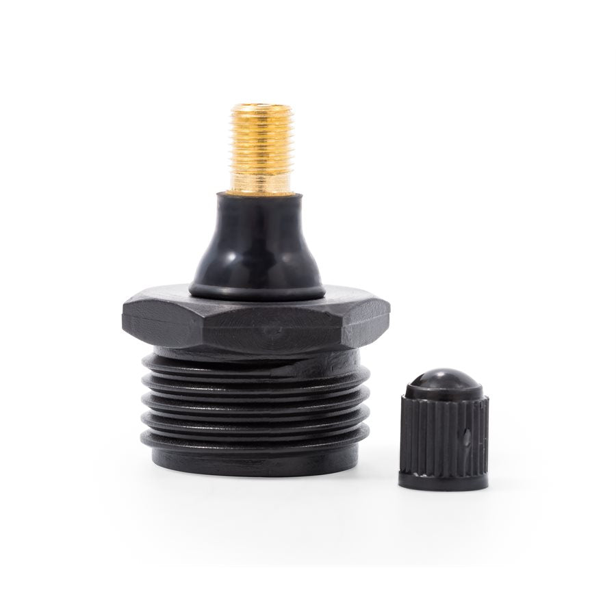 BLOW OUT PLUG PLASTIC W/ VALVE BLK