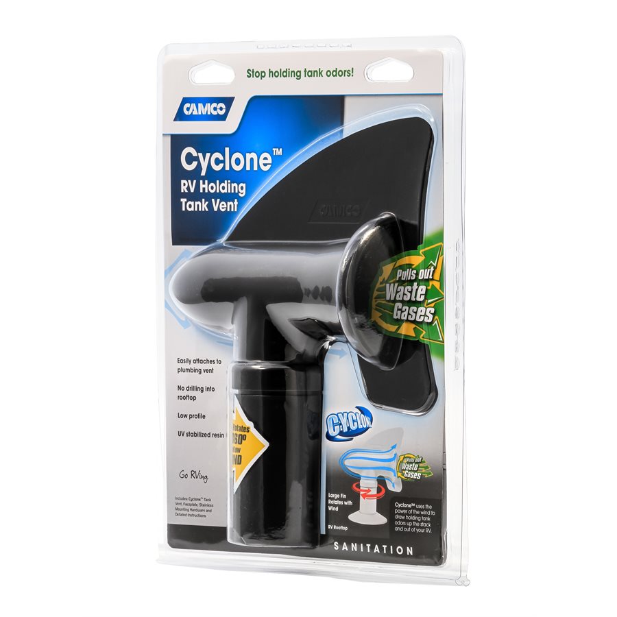 CAMCO CYCLONE VENT COVER BLACK