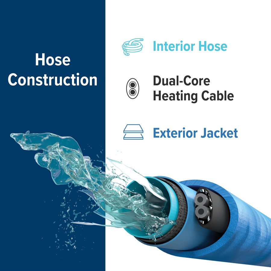 HEATED DRINKING WATER HOSE-40 12'