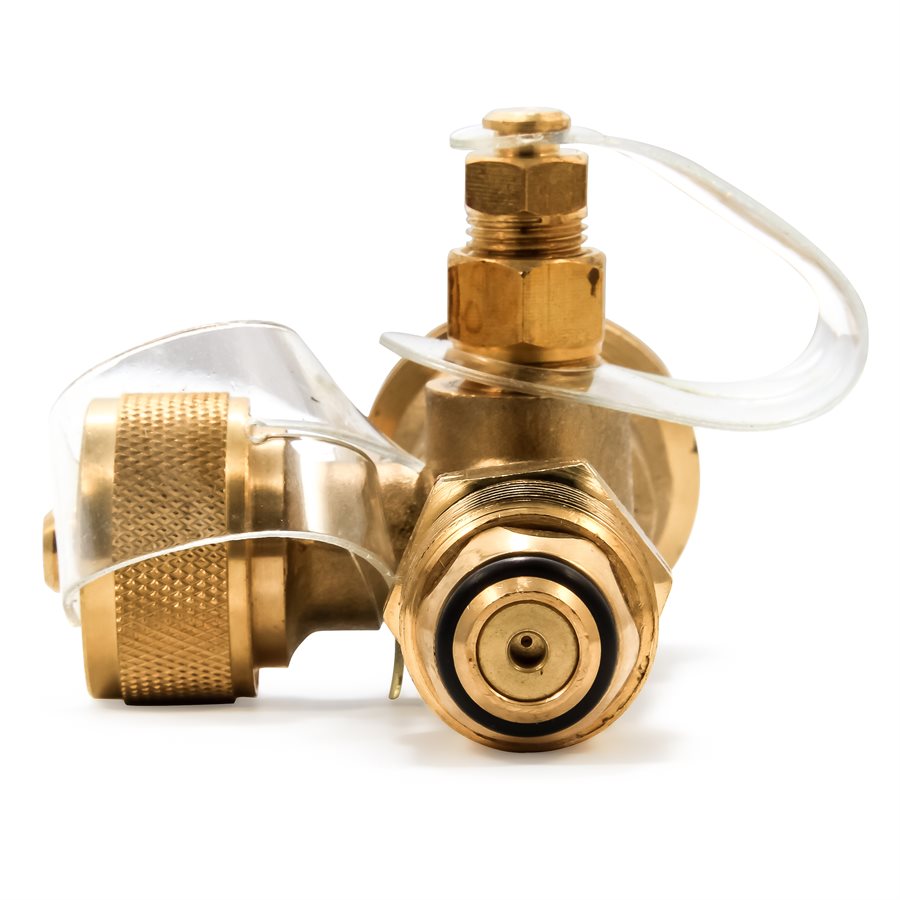 CAMCO BRASS TEE W/ 4PTS / 5' & 12' HOSES