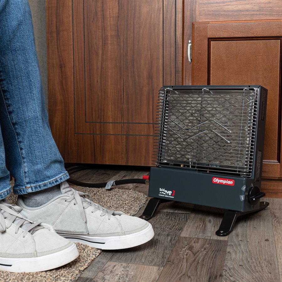 CAMCO LEG STANDS WAVE HEATER, SET OF 2