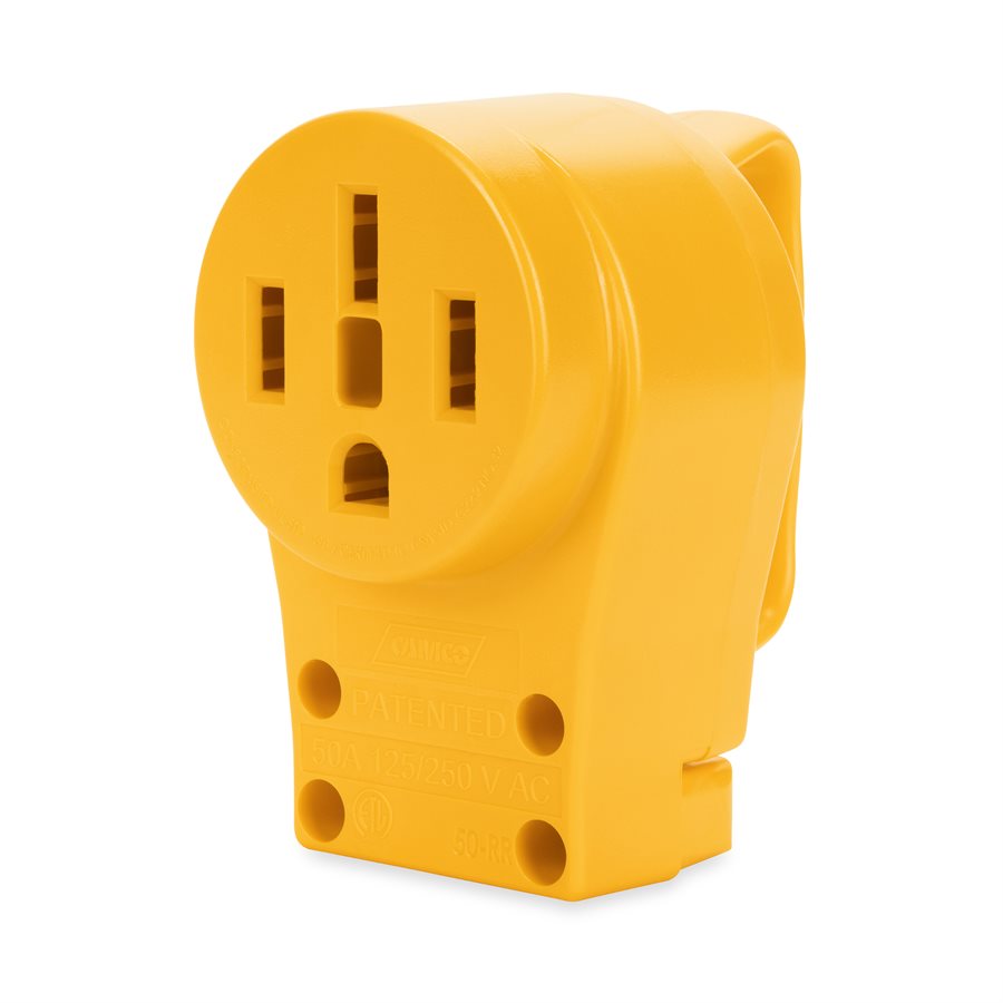 Camco 50 Amp power grip female recept