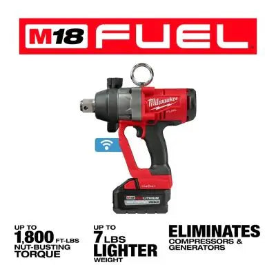 Milwaukee Tool M18 FUEL 1" High Torque Impact Wrench w/ ONE-KEY Kit